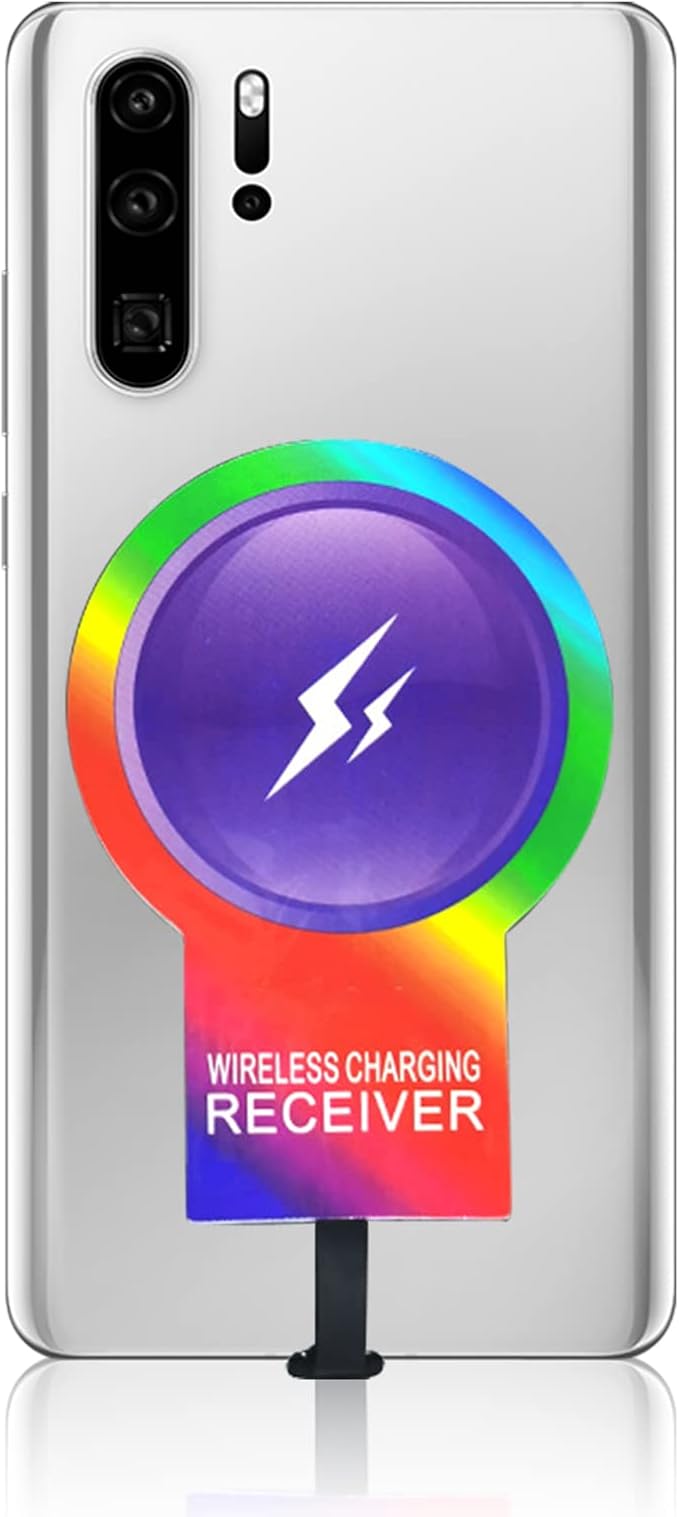 IVY Type-C 5V/3A QI Wireless Charging Receiver Adapter for Samsung A16 A26 A36 A56 A06 A15 A55 A35 A25 A54 A14 A34 A24 A13 A23 A33 A53 A12 A22 A32 A42 A52 Compatible with Magsafe