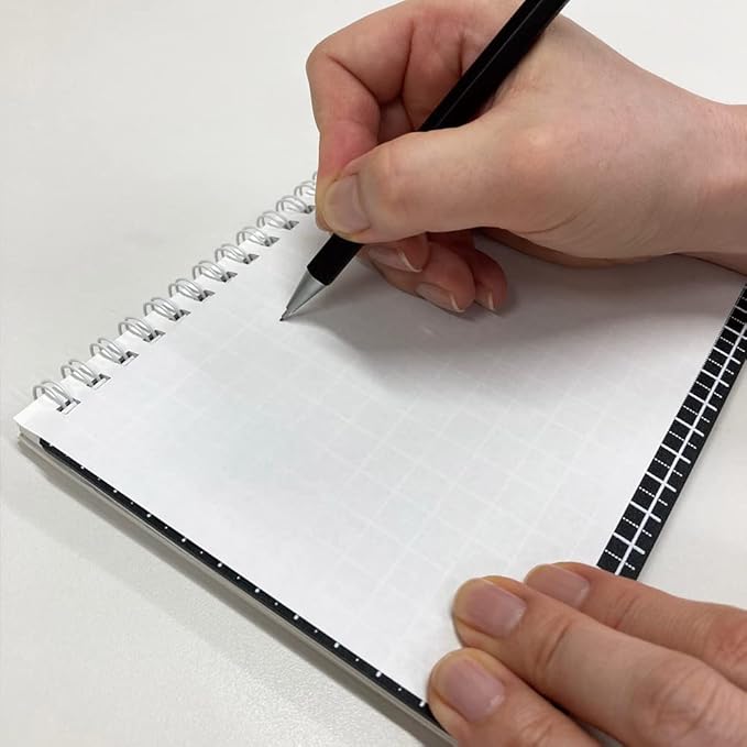 Kyoei Plastic WMS-A5-BL Writing Mat, A5, Black, Grid