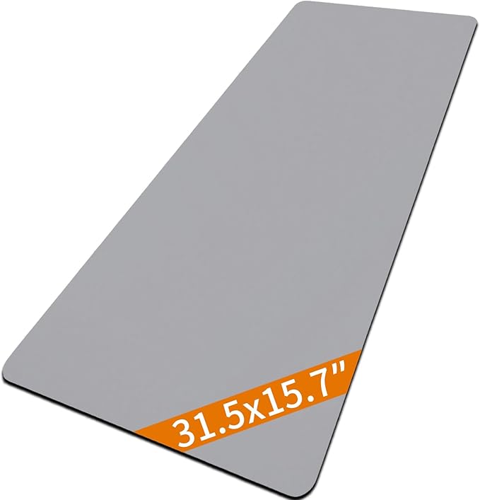Large Gun Gleaning Mat for Pistol Rifle Shotgun, Oil-Resistant Gun Cleaning Pad, Non-Slip Waterproof Leather Workbench Mat Desk Pad for Gun Maintenance