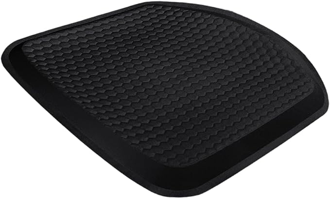 Gel Car Seat Cushion, Non-Slip & Breathable Automotive Chair Protector Pad, Comfortable Cooling Car Interior Seat Mat Accessories Universal for Sedans, SUV, Truck (Black)