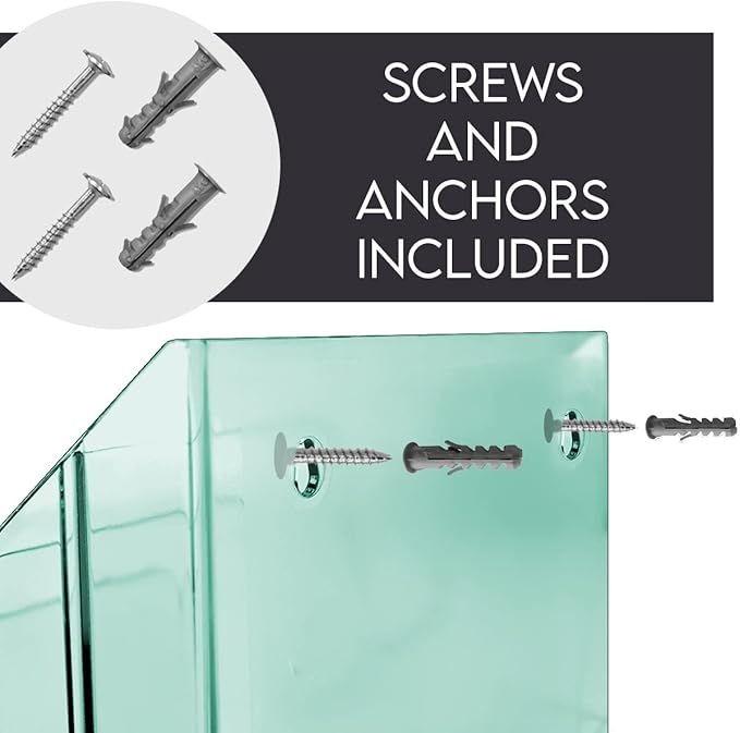 Acrimet Vertical Triple File Folder Holder Organizer, File Sorter (Plastic) (Clear Green Color)