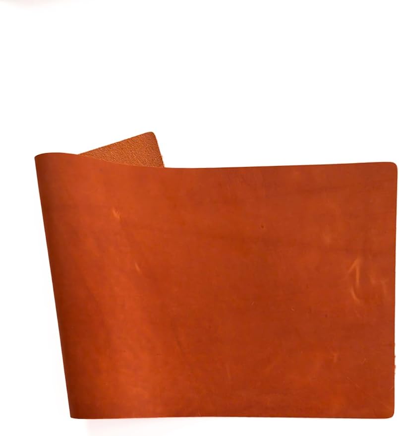Genuine Full Grain Leather Desk Pad: 31.5" x 15.75" Large Desk Cover, Desk Protector (1.8-2.0 mm) (Whiskey)