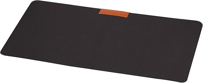 PATIKIL 25x13 Desk Mat Protector, Dual Side Soft Smooth Mouse Pad Writing Mat for Office Home, Black