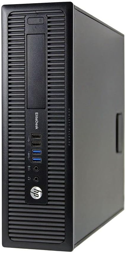 HP EliteDesk 800 G1 SFF Desktop Computer PC,i5 Small Form Factor Business Desk Top, Koorui 24 inch New Monitor,16GB RAM, 256GB SSD + 2TB HDD,WiFi,Bluetooth,Wireless Keyboard Mouse(Renewed)