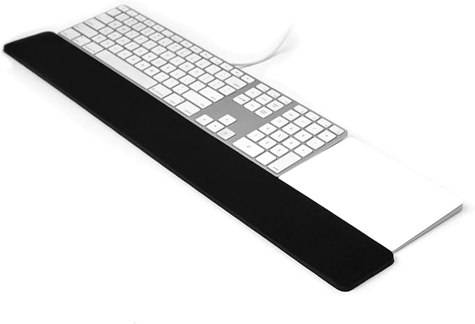 GRIFITI Slim Wrist Pad 24" x 3" x 0.25" - Ergonomic Keyboard & Mousepad Wrist Rest Support for Slim Keyboard with Mouse, Trackball or Trackpad
