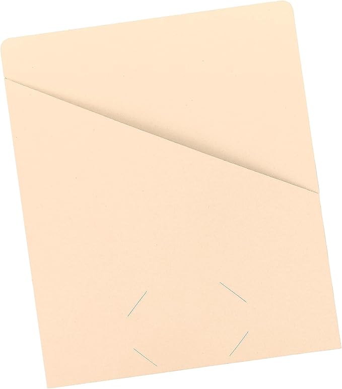 Smead Slash Jacket, Letter Size, Manila, 25 per Pack (75430)
