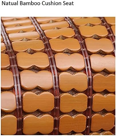 Maricome Bamboo Chair Cushions Summer Car Seat Cushion Seat Pad, Breathable Anti-Slip Size 45X45CM (1)