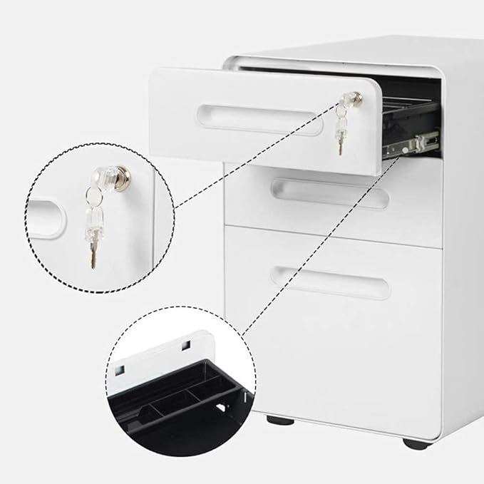 ApexDesk 60" Elite Height Adjustable Desk w/Cabinet Bundle (White Desk/White Cabinet)