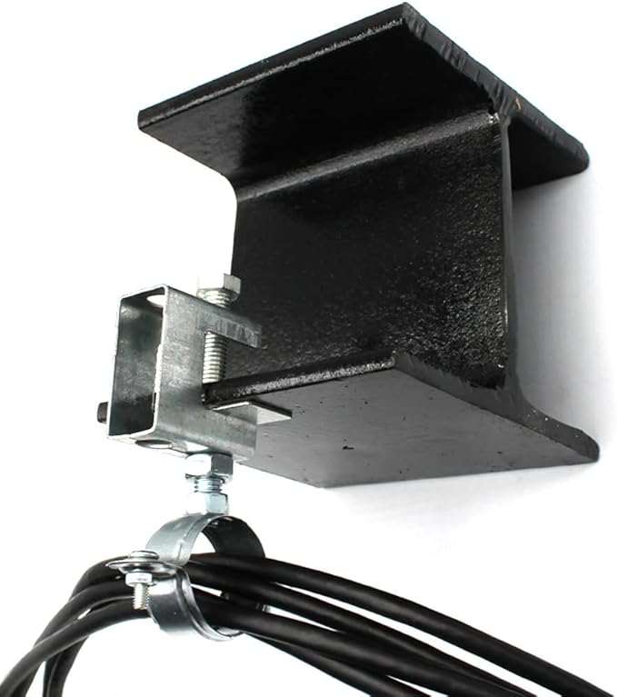 Conduit Hanger with Beam Clamp & Pipe Support Bracket (8 Pcs) - 1-4/7" (40mm) Cable Clamps for I-beam Installation