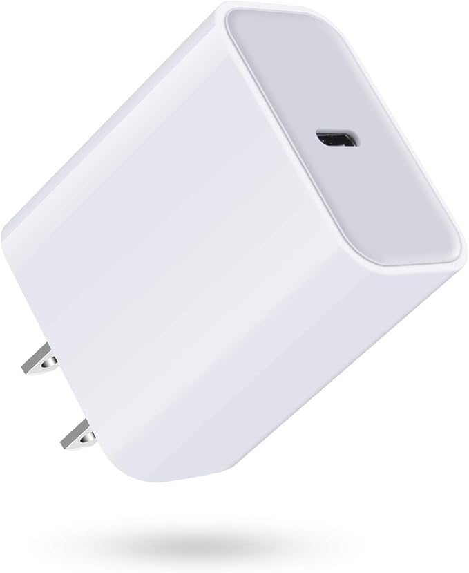 Type C Charging Block iPhone Charger Box for iPhone 17 16e 15 14 13 12 Pro/Max/XS/XR/X/8, Samsung Galaxy S26 S25 Ultra S24 S23 S22 A07 A53 A32 A12 A52, Pixel 10/9/8/7, USB Wall Plug Charger Cube Brick
