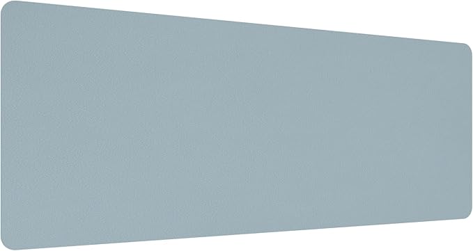 PATIKIL 31"x16" Desk Mat Protector, PVC Non-Slip Waterproof Mouse Pad Writing Mat for Office Home, Light Blue