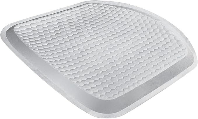 Gel Car Seat Cushion, Non-Slip & Breathable Automotive Chair Protector Pad, Comfortable Cooling Car Interior Seat Mat Accessories Universal for Sedans, SUV, Truck (Grey)