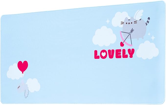 Grupo Erik XXL Mouse Pad - Pusheen Gifts for Cat Lovers | Gaming Desk Mat 31.5 x 13.8 inches, Non-Slip Rubber Keyboard & Mouse Mat Large | Gaming Gifts Gamer