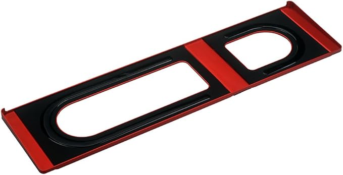CraftMaster Union Tray for Apple Magic Keyboard and Apple Magic Trackpad 2 - Metal Dock Stand Controls Your iMac or Laptop Remotely, Premium Home and Office Accessory - Red
