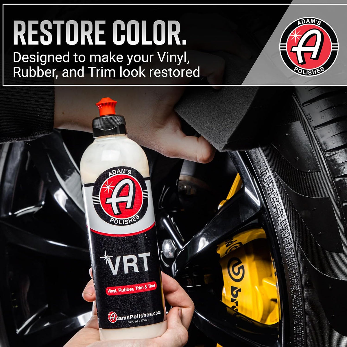 VRT Combo - Vinyl, Rubber and Plastic Non-Greasy Long Lasting Super Shine Dressing for Tires, Trim and More, Safe for Cars, Trucks, Suvs, Rvs & More