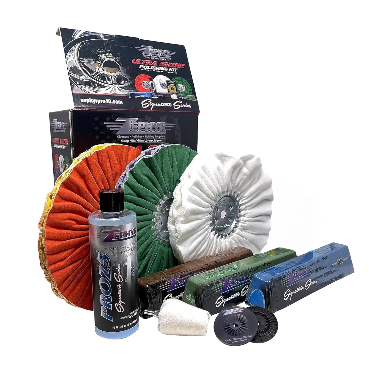 - Ultra Shine Forged Wheels Aluminum Polishing Kit - Aluminum Wheel Polisher - Stainless Steel & Metal Polishing Kit Made for Semi & Lifted Trucks, Billet Parts, & More