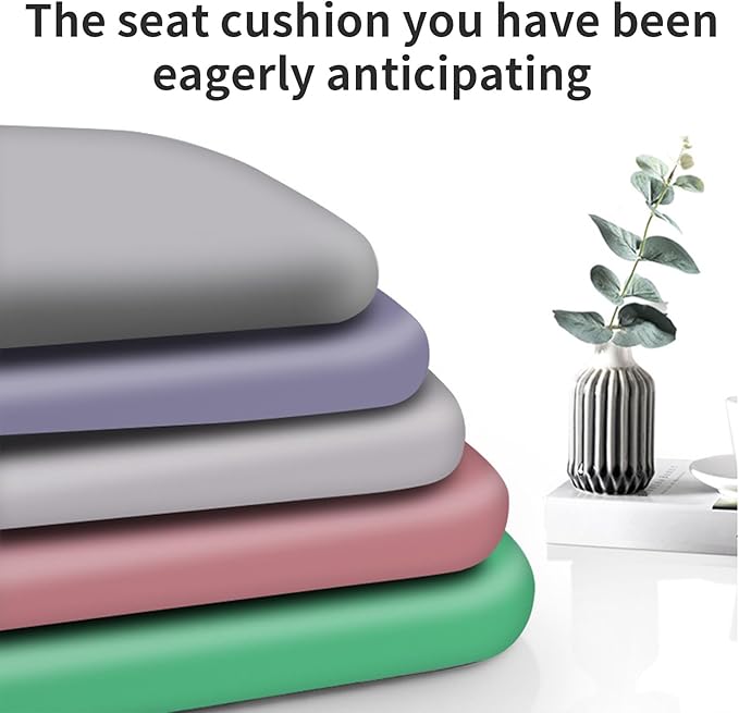 Ergonomic Memory Foam Seat Cushion Office Chair Pad Breathable Design for Long Sitting Comfort & Lumbar