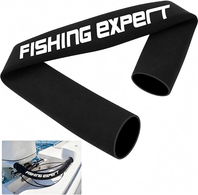 38" Neoprene Trolling Motor Cable Sleeve, Trolling Motor Sleeve Great for Cover Cables and Extension Cords, Weather-Resistant,Organized Cable Management and Protect (Fishing Expert)