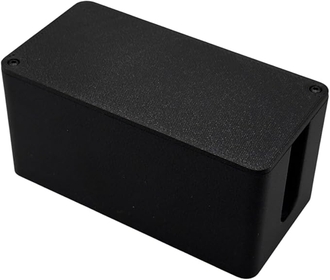 Cable Management Box for Sim Racing Rigs 8020 and 8040 Aluminum Profile Organizer by Pro Sim Racing Two Sizes Hardware Included Made in USA (Standard)