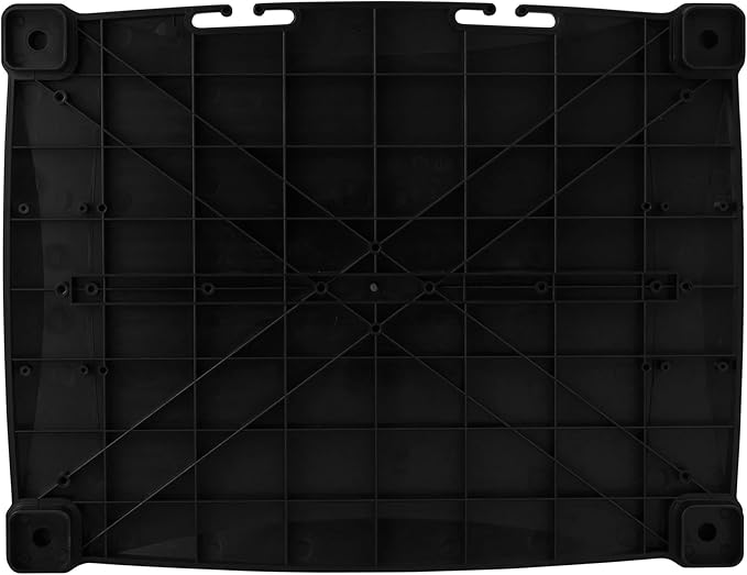 Kantek Two-Level Monitor Stand, 17" X 13.25" X 3.5" To 7", Black, Supports 50 Lbs
