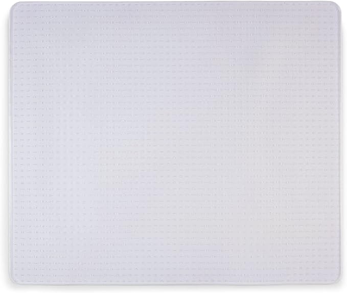 Staples® Carpet Chair Mat, 45" x 53'', Medium-Pile, Clear (28592)