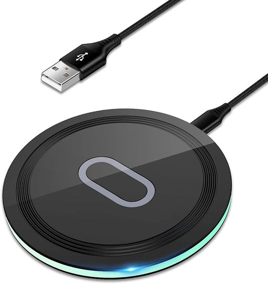 15W Wireless Google Charger Fast Charging Pad for Google Pixel 10A 10 9A 9 Pro XL Fold 8 7 6 Pro 8A 7A,Samsung Galaxy S26 S25 S24 Ultra S23 FE S22 Z Flip Fold7 6,Wireless Charger Station Fast Charging