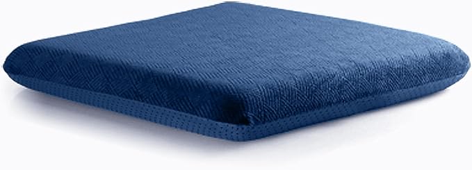 Sigmat Recliner Cushion for Elderly with Memory Foam 22x22x3 Inches Large Square Seat Cushion for Recliner Chair, Floor Pillow, Truck Seat Cushion Navy