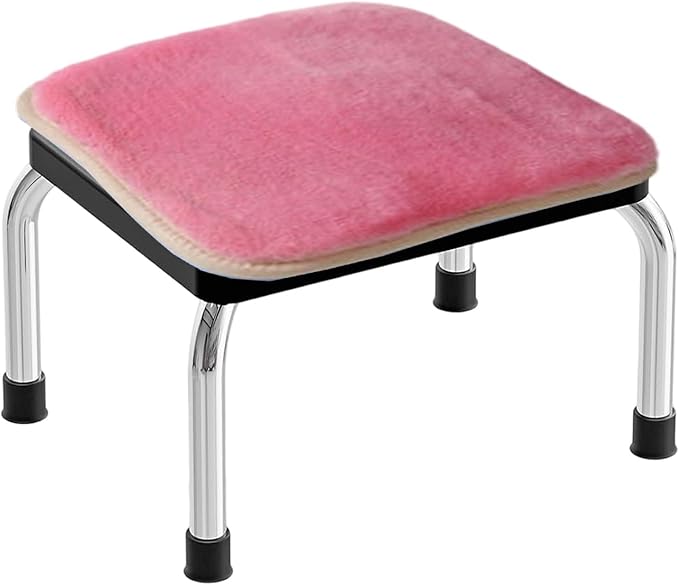 Anti-Slip Seat Cushions with Ties, Plush Dining Chair Pads, Durable Foam Cushions, Universal Stool Padding, Indoor-Outdoor Seat Cushions(Peach,Rectangular 12X16in)