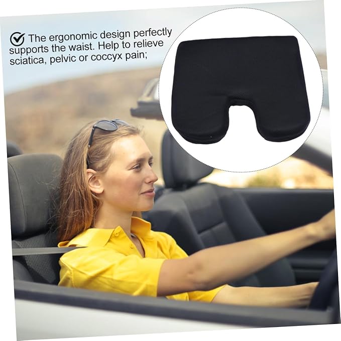 BESPORTBLE 1 Pc Car Seat Heighten Bottom Pad Breathable Buttocks Seat Cushion Mat Auto Bike Accessories