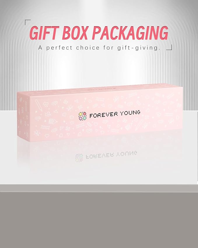 forever young Diamond Art Storage Containers Trays & Stand, 15 PCS Diamond Painting Trays with Lids for Adults & Hobbyists, 2-in-1 Organizer for Bead Sorting & Organized Workspace (Boxed Set)