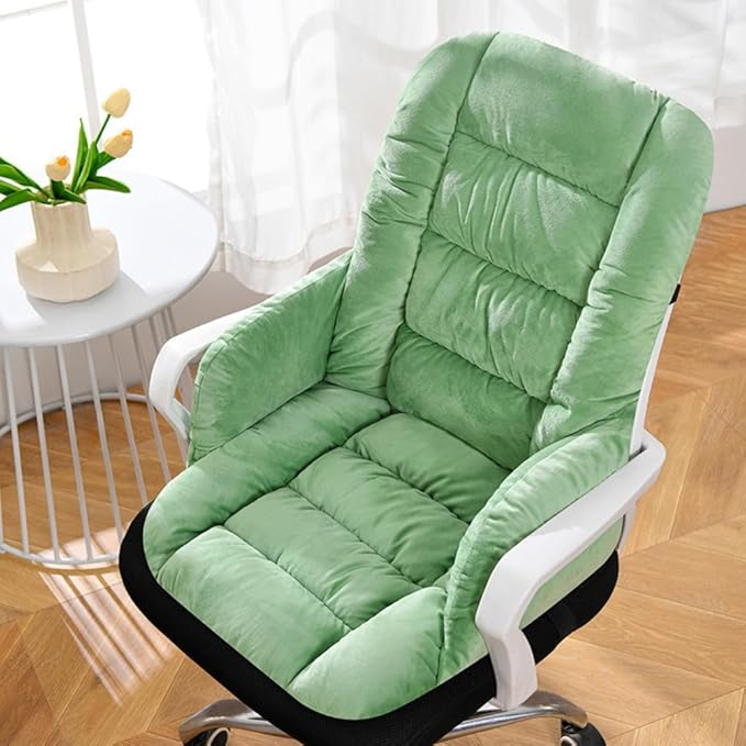 Desk Chair Cushion Office Chair Pad with High Back Support Seat Cushion with Non-Slip Bottom for Office Car Home Dining Room Kitchen