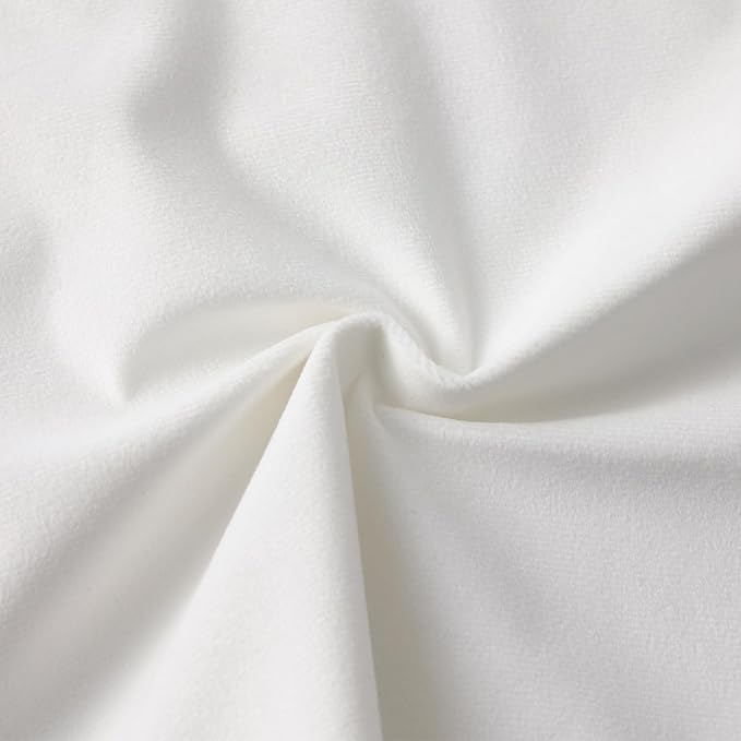 16.5 Inch Velvet Round Placemat with Ruffle for Dining Table Outdoor Placemats Non-Slip Washable for Gathering, Occasional Decoration and Family Parties Celebrations Set of 4, White