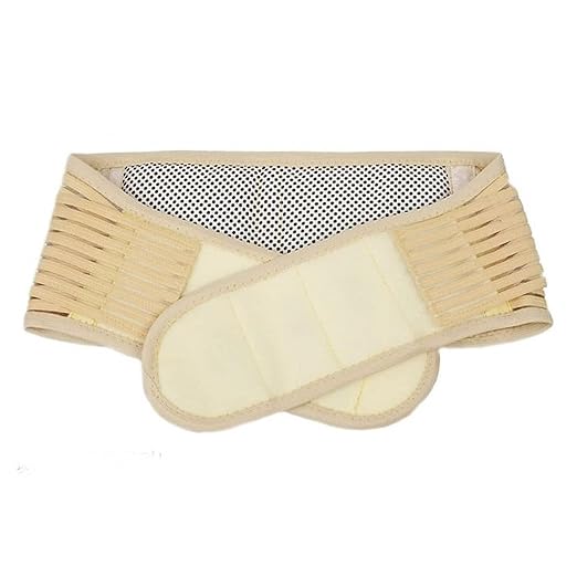 Men Women Back Brace Breathable Waist Lumbar Lower Back Support Belt Waist Compression with Adjustable Strap for Sciatica,Herniated Disc, Scoliosis Back Pain Relief, Heavy lifting Removable Lumbar Pad (Khaki, XL for Waist girth 35-42 inches)
