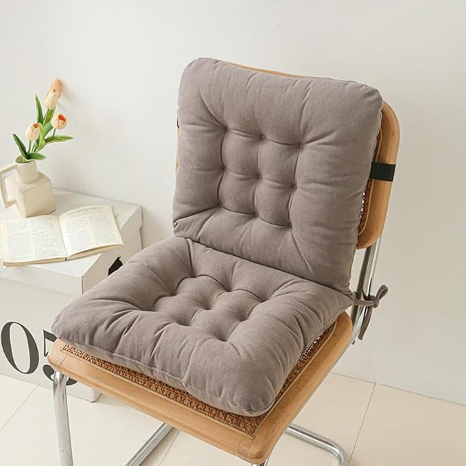 Office Seat Cushion – Non-Slip Comfort Pad with Lumbar Support Ideal for Desk,Gaming,Bench,or Floor Sitting