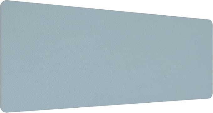 PATIKIL 28"x14" Desk Mat Protector, PVC Non-Slip Waterproof Mouse Pad Writing Mat for Office Home, Light Blue