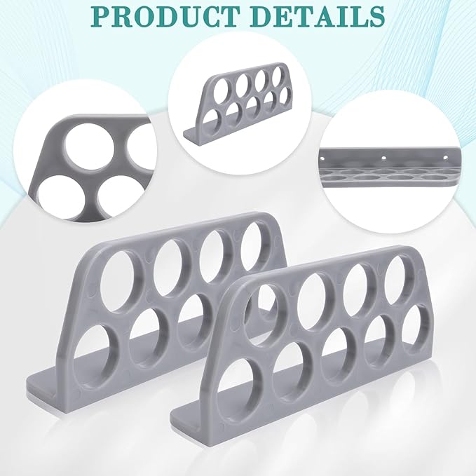 50 Pack Cable Chase-Wire Bracket, Cable Support Wire Bracket Holder for NMB Electrical Cord Organized Management, 9-Hole 1-Inch Diameter