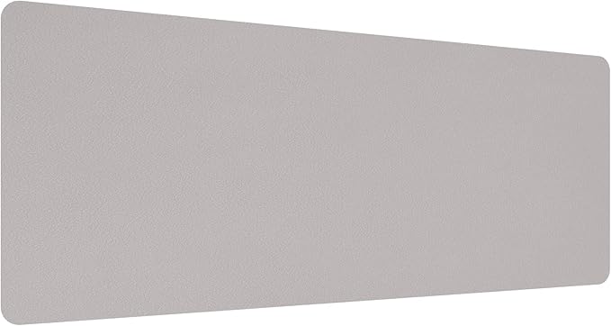 PATIKIL 35"x18" Desk Mat Protector, PVC Non-Slip Waterproof Mouse Pad Writing Mat for Office Home, Gray