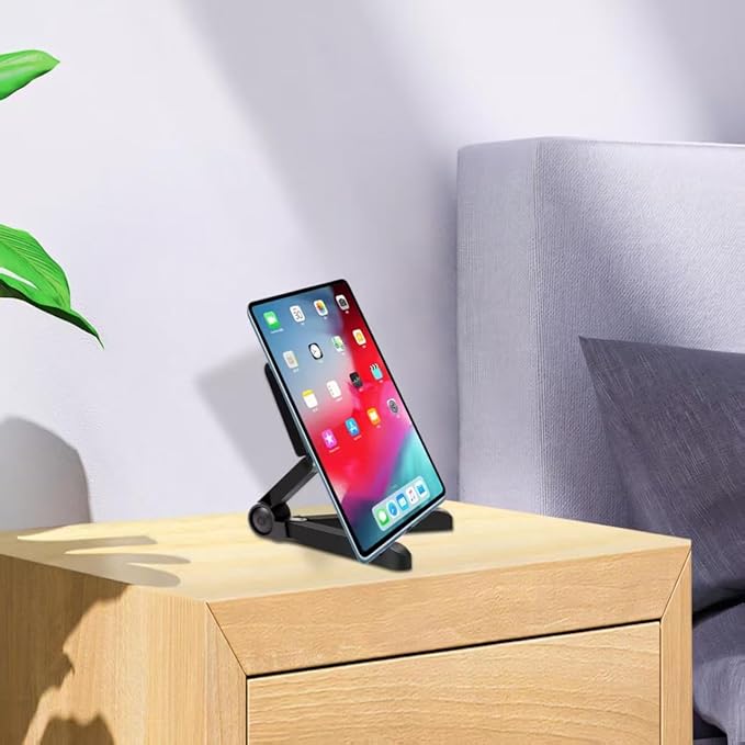 Caeithyo Portable Monitor Stand & Tablet Stand Holder Adjustable, Foldable, Light-Weight, Compatible with 7 to 10.2 Inches Most Tablets, Kindle Fire and Smart Phones