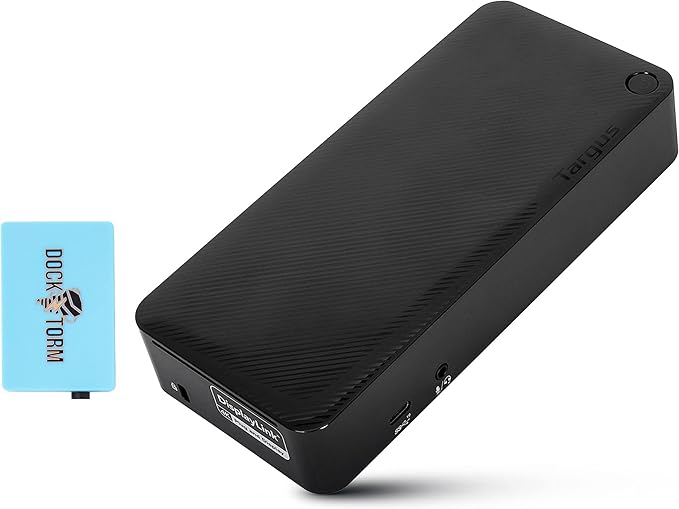 Targus USB-C Universal Docking Station Bundle with Docztorm Hub (8in1 Adapter for USB-C and Thunderbolt Laptops, Notebooks and PCs- Single Cable for 100W Charging Networking or Data Transfers) 2-Pack