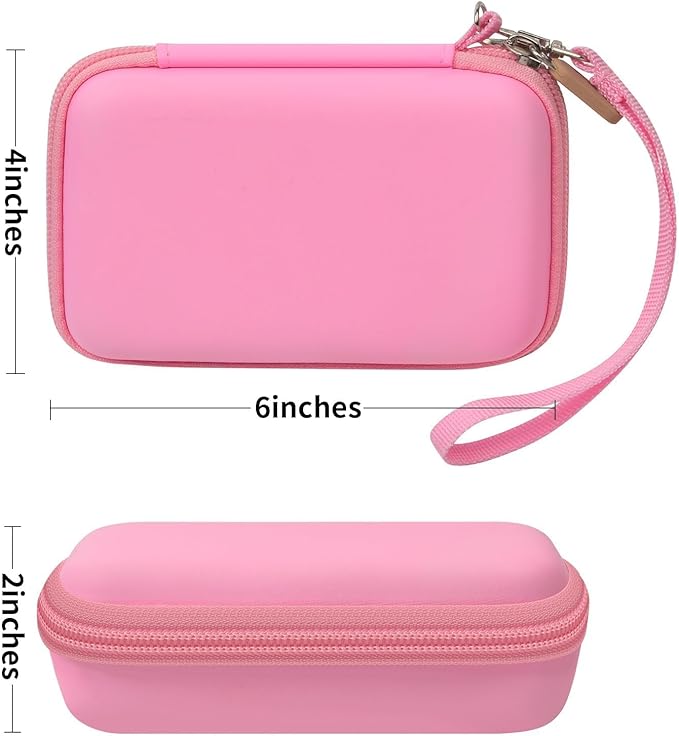 ANKHOH Case for Anker MagGo for Ucomx 3-in-1 for MagGo UFO Charging Station,for Augnner for Iseyyox for Apple MagSafe Duo for LISEN Wireless Charger Foldable Magnetic Charging Stand Storage Box-Pink