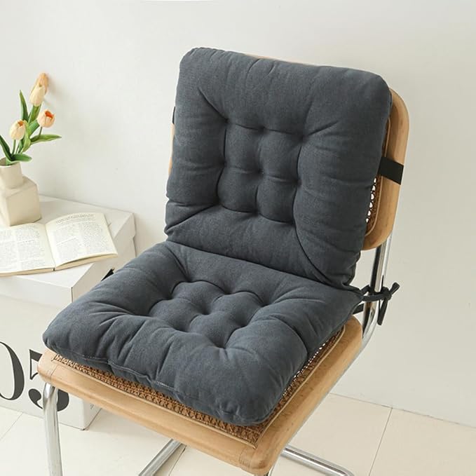 Office Seat Cushion – Non-Slip Comfort Pad with Lumbar Support Ideal for Desk,Gaming,Bench,or Floor Sitting