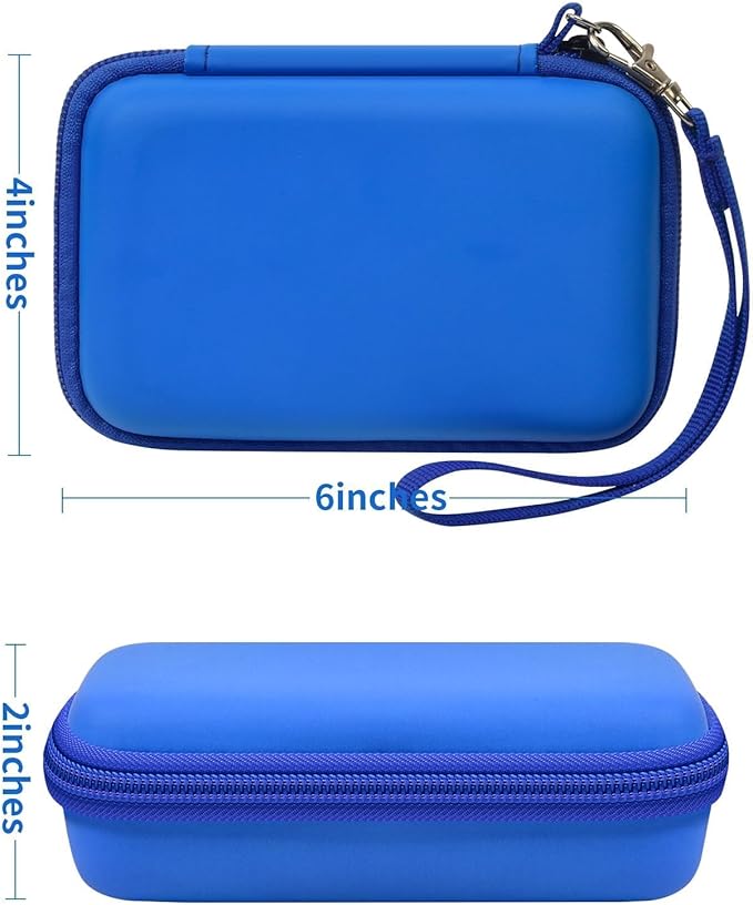 ANKHOH Case for Anker MagGo for Ucomx 3-in-1 for MagGo UFO Charging Station,for Augnner for Iseyyox for Apple MagSafe Duo for LISEN Wireless Charger Foldable Magnetic Charging Stand Storage Box-Blue