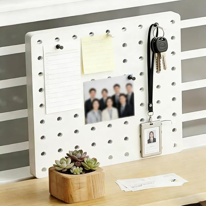 Corner Monitor Stand with Storage Space Triangle Riser Combo Desktop Corner Shelf with Cup Holder Pegboard Office Desk Accessories and Organizer for Office & Home,Black,Single Layer