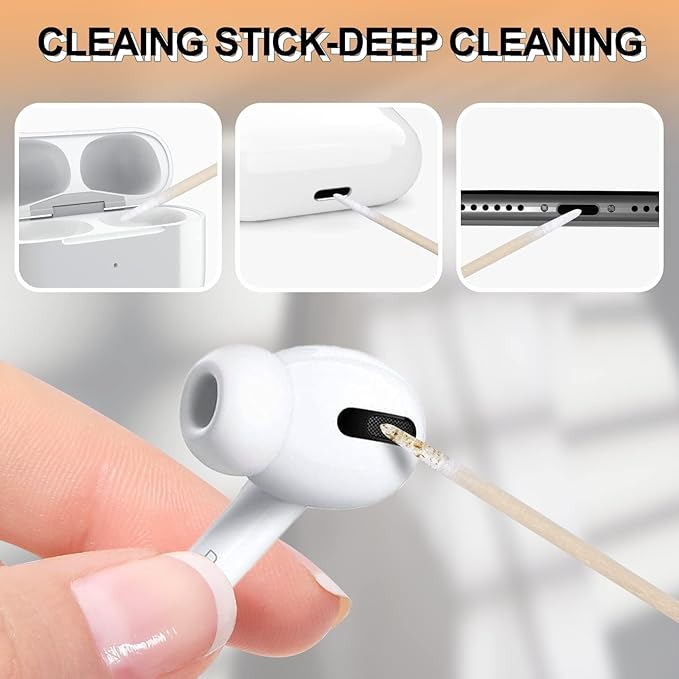 MOLOPPO Cleaning Putty, Phone Cleaning Kit, Remove Ear Wax& Dirt& Gunk from Device's Small Crevices, for AirPod Cleaner Kit for Airpods Charging Case/Headphones/Phone/Electronics(Blue)