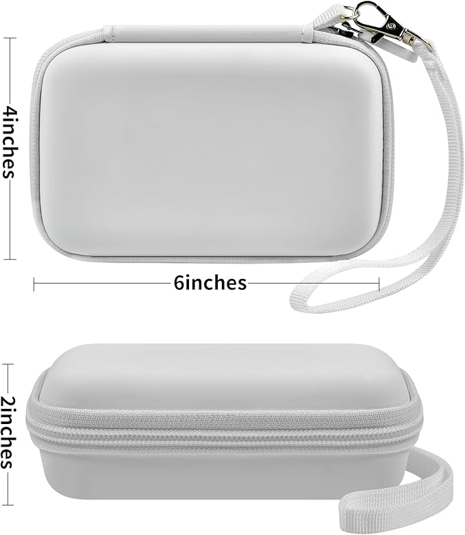 ANKHOH Case for Anker MagGo for Ucomx 3-in-1 for MagGo UFO Charging Station,for Augnner for Iseyyox for Apple MagSafe Duo for LISEN Wireless Charger Foldable Magnetic Charging Stand Storage Box- White