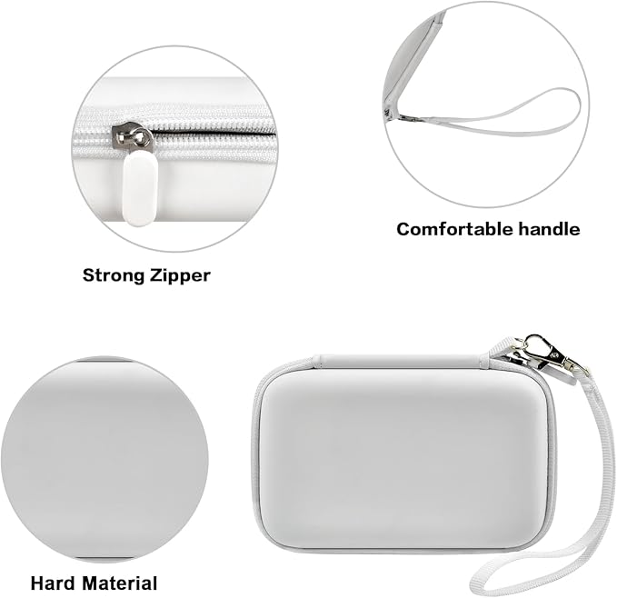 ANKHOH Case for Anker MagGo for Ucomx 3-in-1 for MagGo UFO Charging Station,for Augnner for Iseyyox for Apple MagSafe Duo for LISEN Wireless Charger Foldable Magnetic Charging Stand Storage Box- White