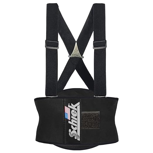 Schiek - Model 8000 Elastic Back Support Belt - Dual Force Adjustable Straps Back Support Belt - Lumbar Support (X-Large)