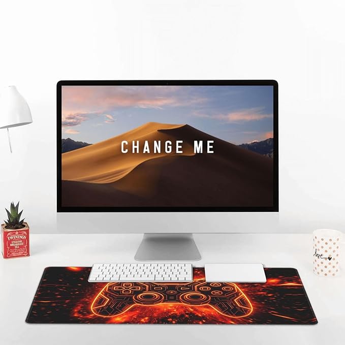 Gamer Gaming Large Mouse Pad & Desk Mat Game Joystick Extended Mousepad Non-Slip Rubber Base Laptop Computer Keyboard Pad for Gaming, Office & Home Decor, XXL - 29.5" X 15.8"
