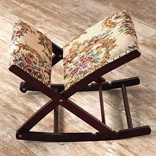 The Lakeside Collection Foldable Upholstered Rocking Footrests - Floral
