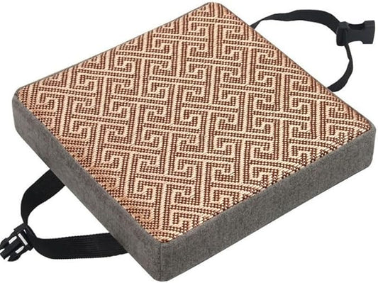 11/12/14/16 Inch Stool Cushion Square with Ties, Non-Slip Square Seat Cushion for bar stools with Machine Washable Cover(16,14x14x3in/35x35x8cm)